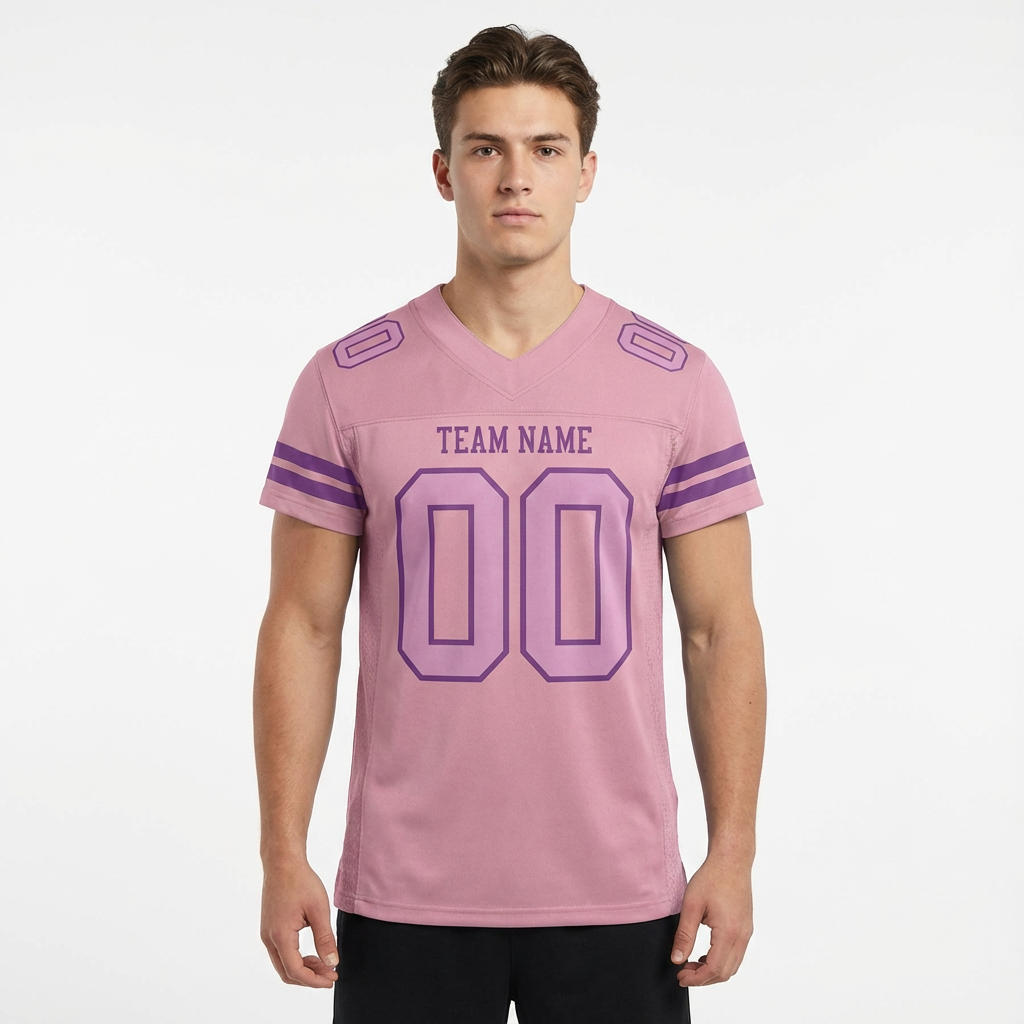 Custom Pink & Purple Football Jersey