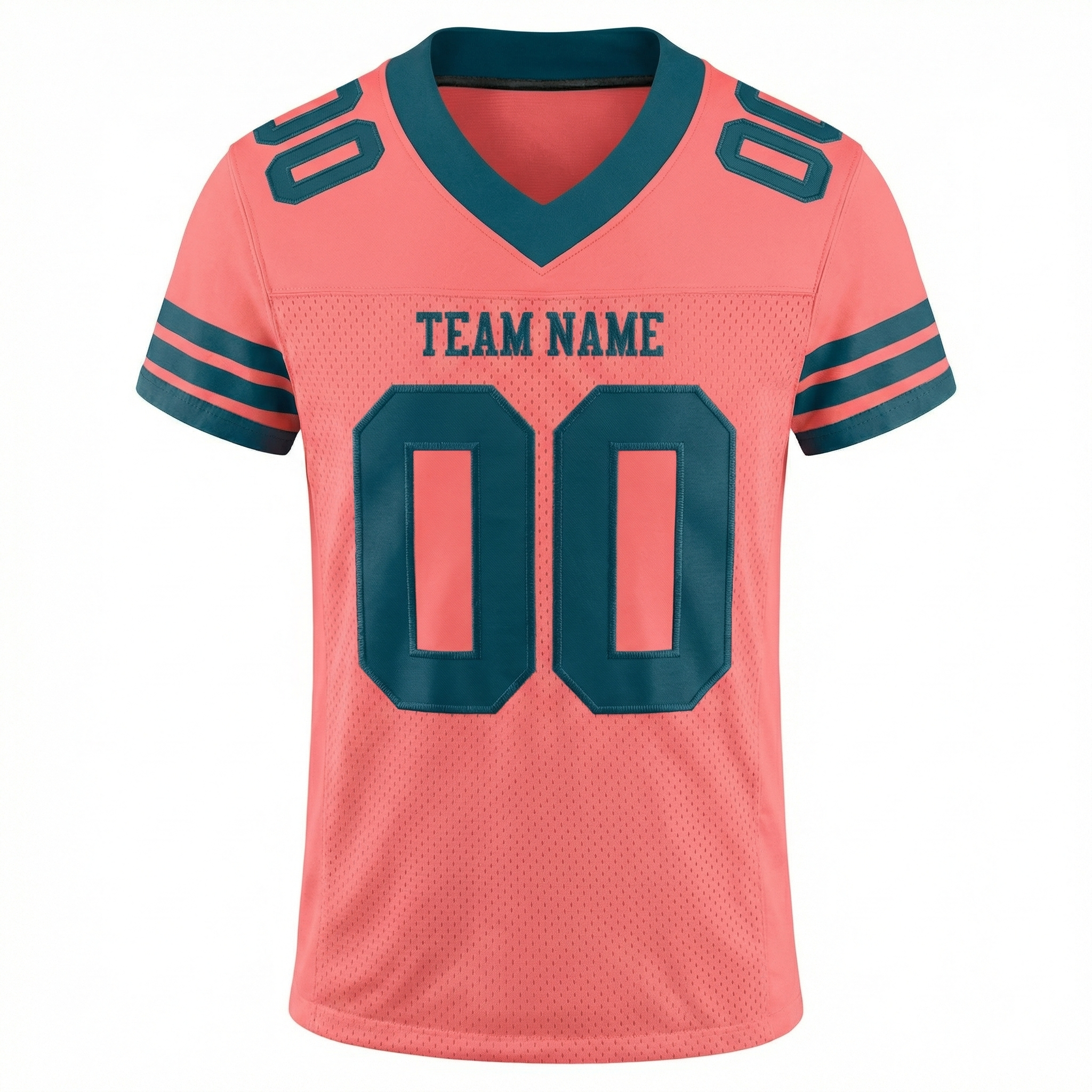 Custom Pink & Teal Football Jersey