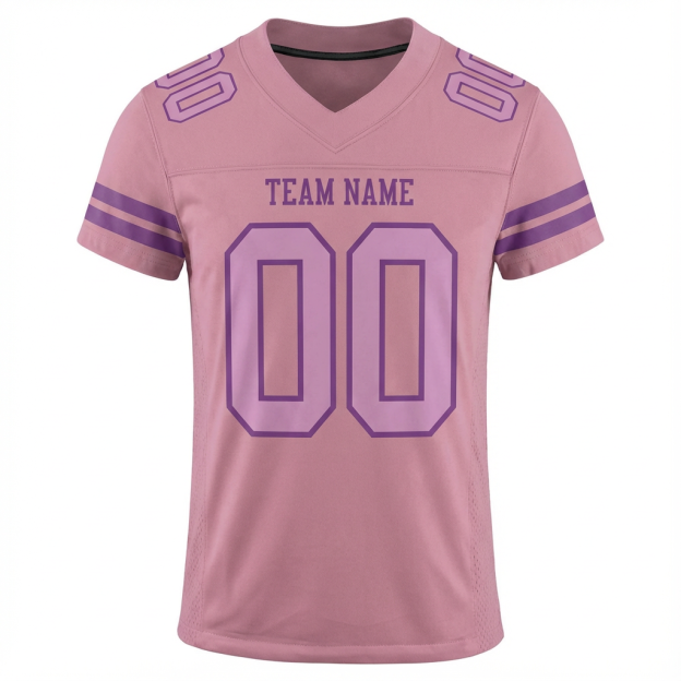 Custom Pink & Purple Football Jersey