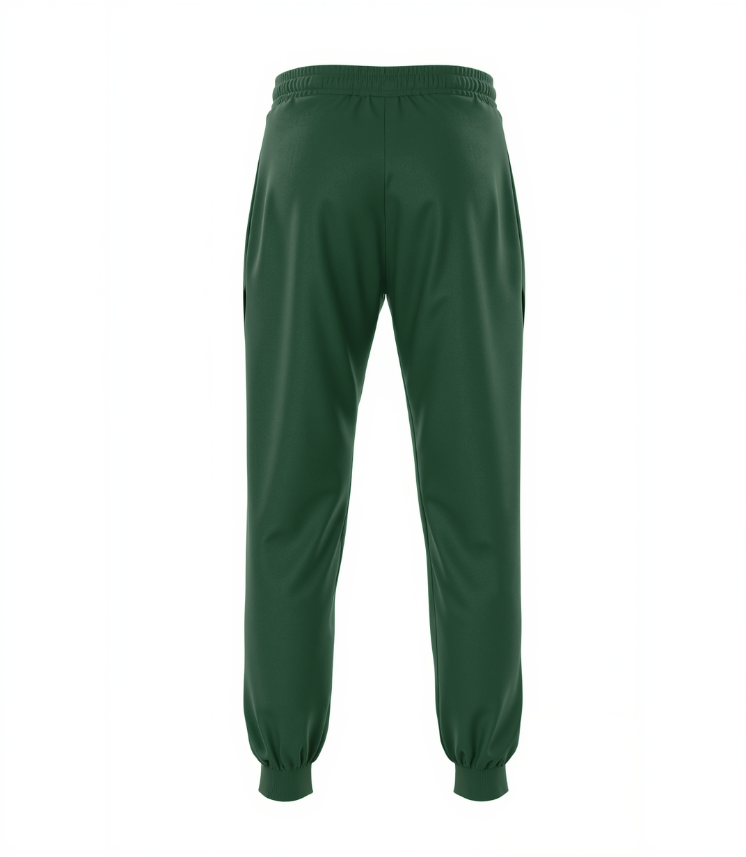 Custom Midnight Green & Black/White Fleece Jogger Sweatpants