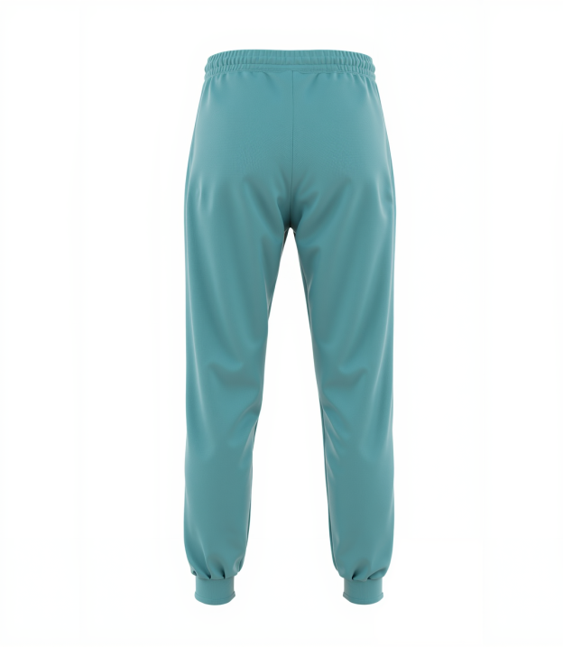 Custom Light Blue & Royal/White Fleece Jogger Sweatpants