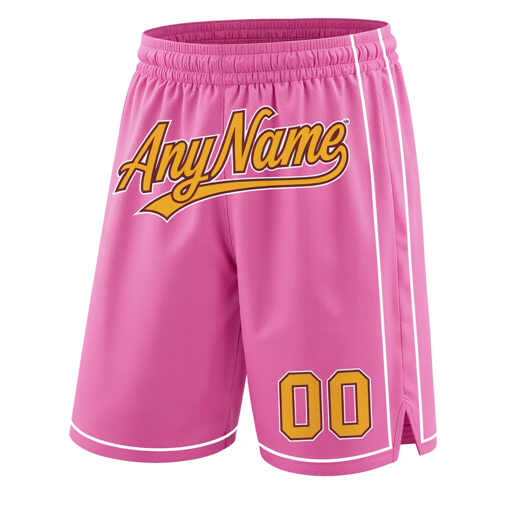 Custom Pink & Yellow/White Shorts