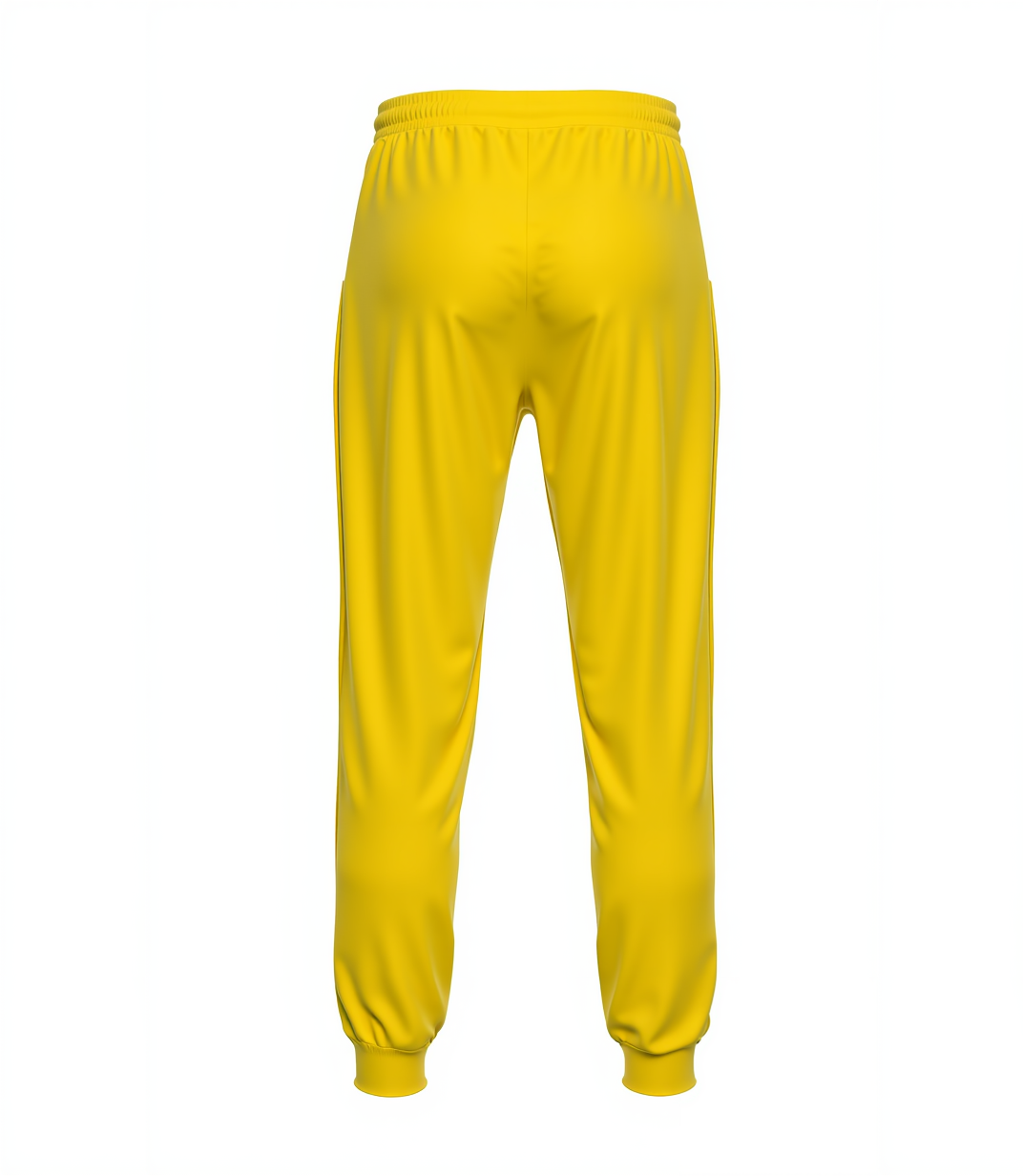 Custom Yellow & Brown/Black Fleece Jogger Sweatpants
