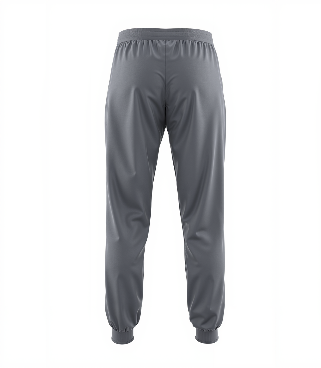 Custom Grey & White/Black Fleece Jogger Sweatpants