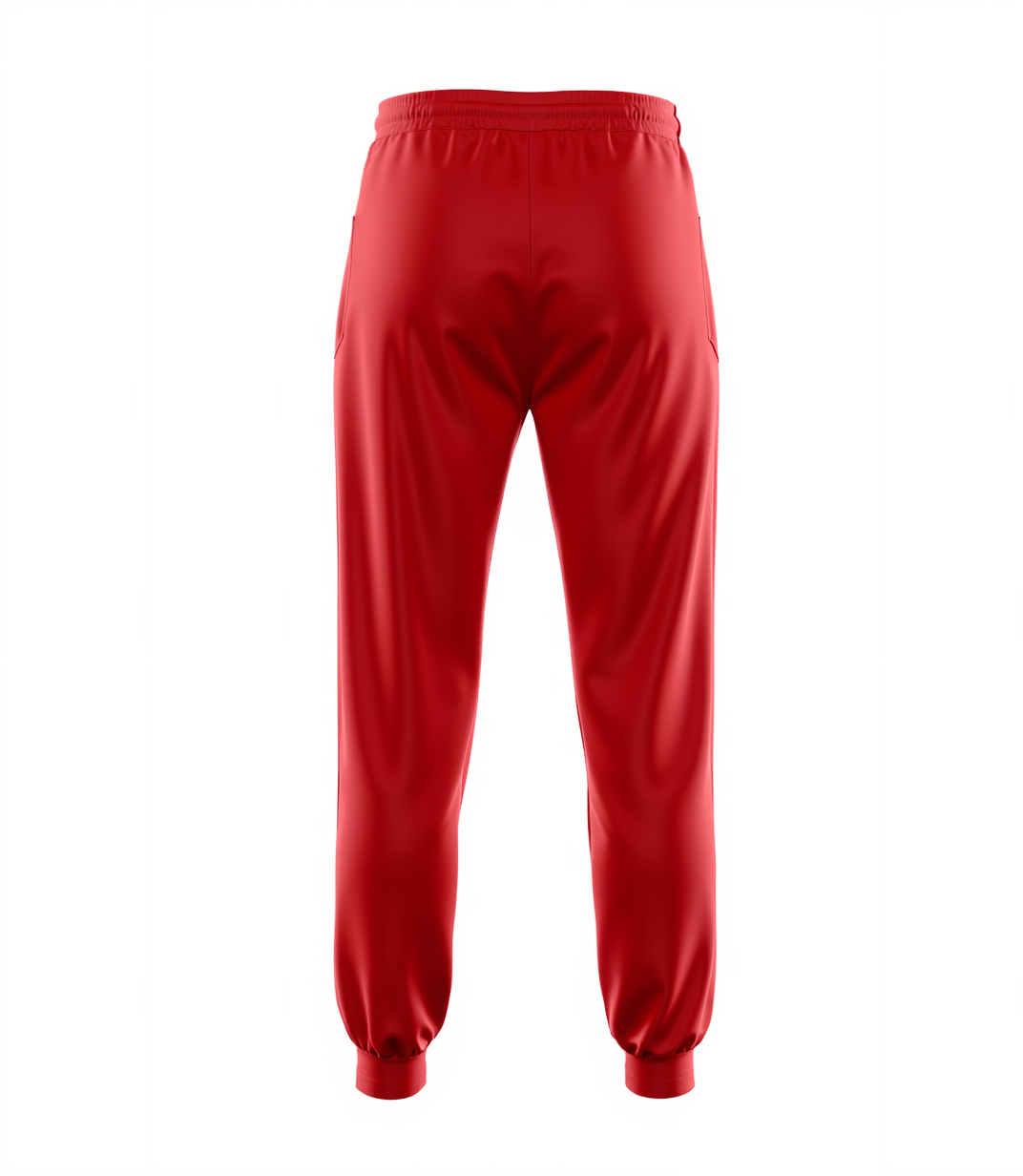 Custom Red & Pink/Black Fleece Jogger Sweatpants