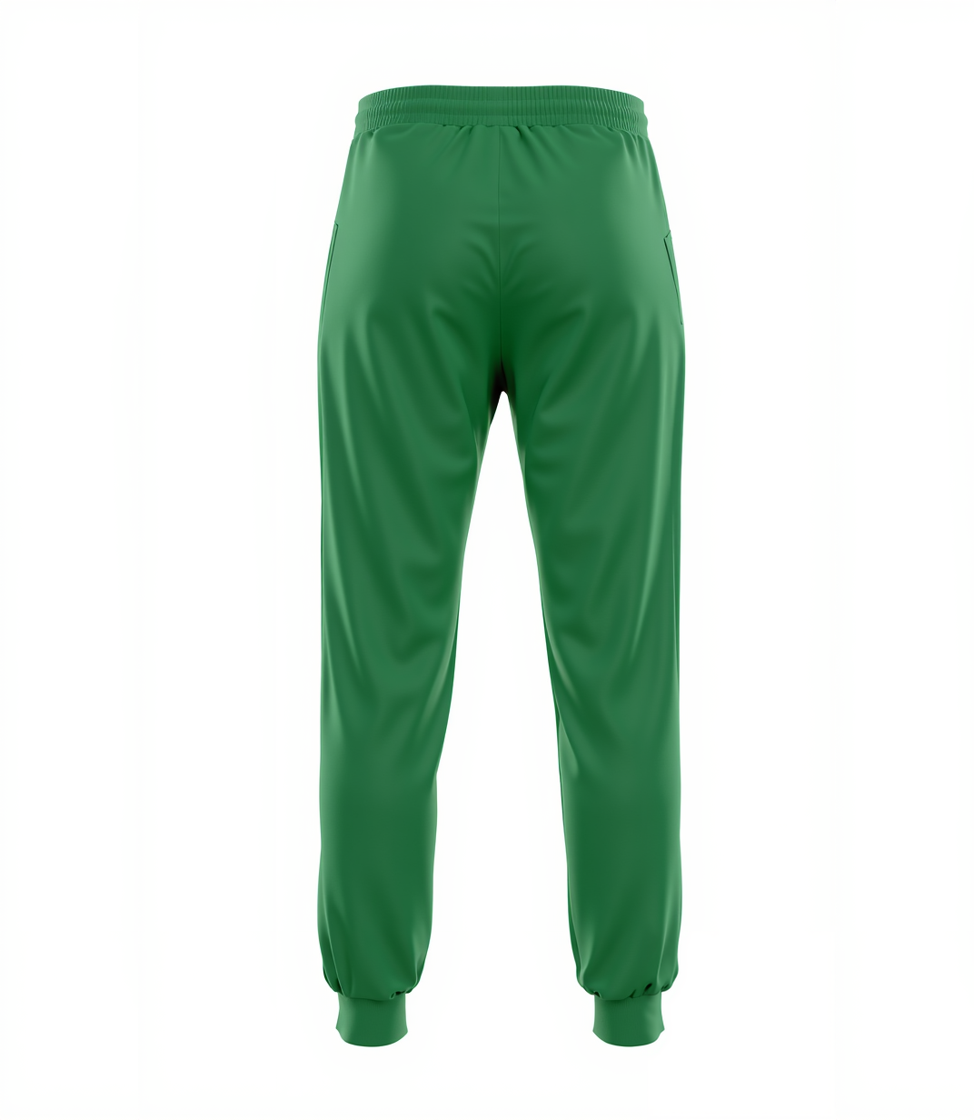 Custom Kelly Green & Black/Grey Fleece Jogger Sweatpants