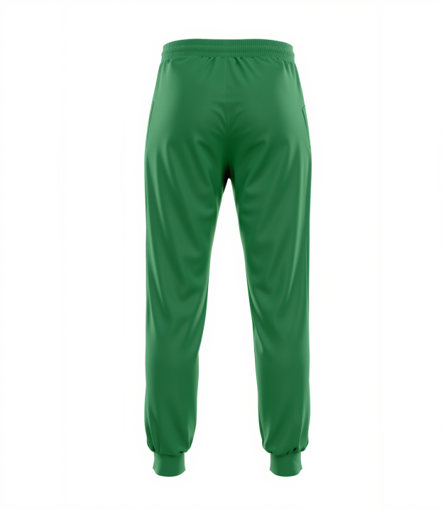 Custom Kelly Green & Black/Grey Fleece Jogger Sweatpants
