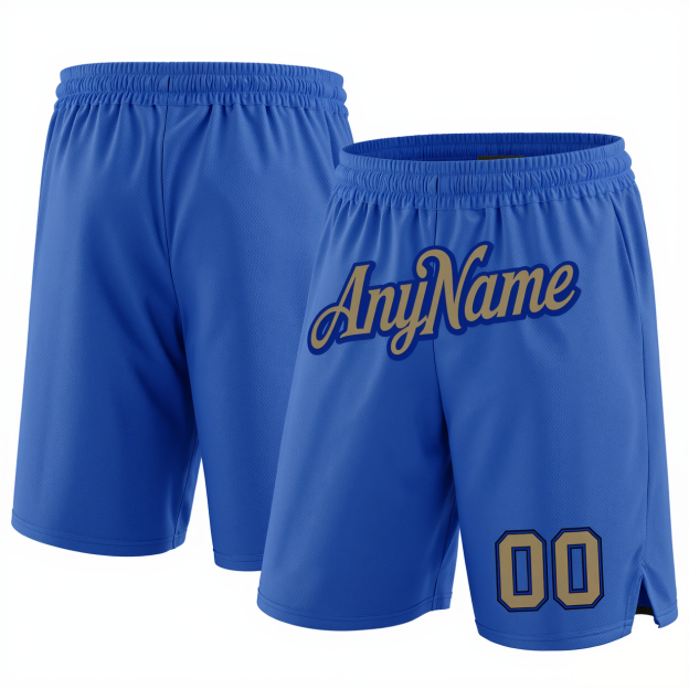 Custom Royal Blue & Grey/Black Shorts