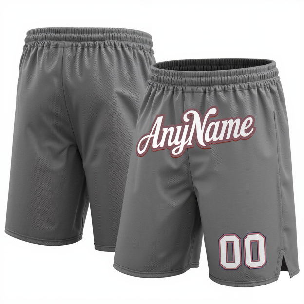 Custom Grey & White/Purple Shorts