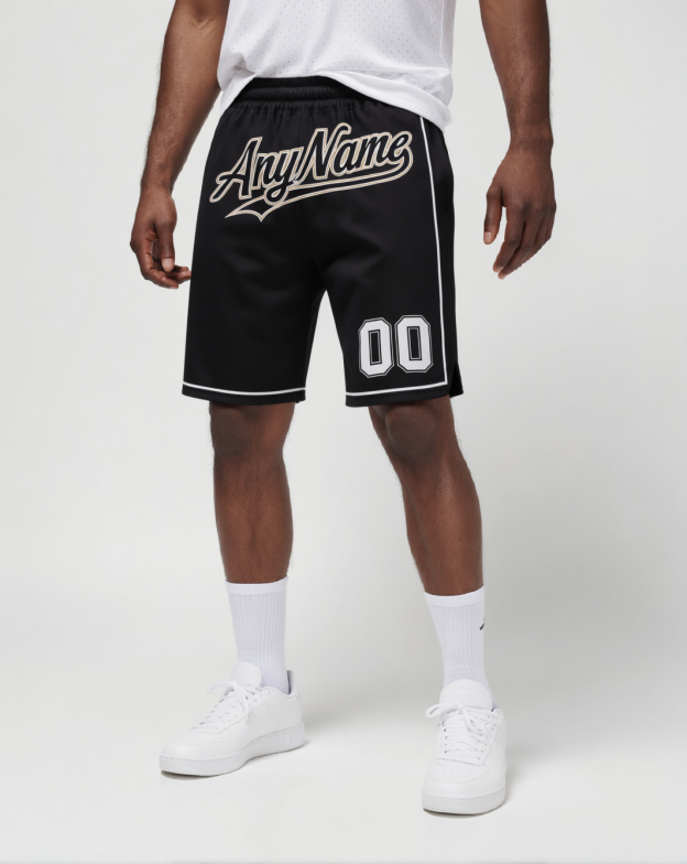 Custom Black & White/Grey Shorts