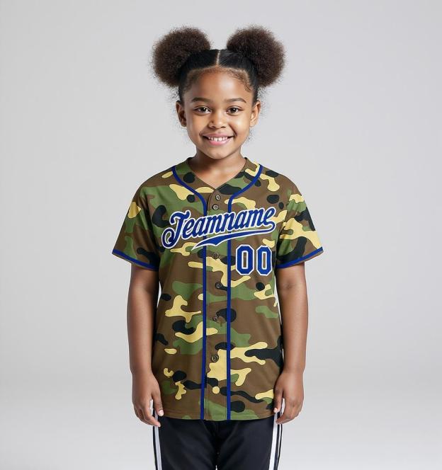 Custom Camo White & Black Salute To Service Baseball Jersey