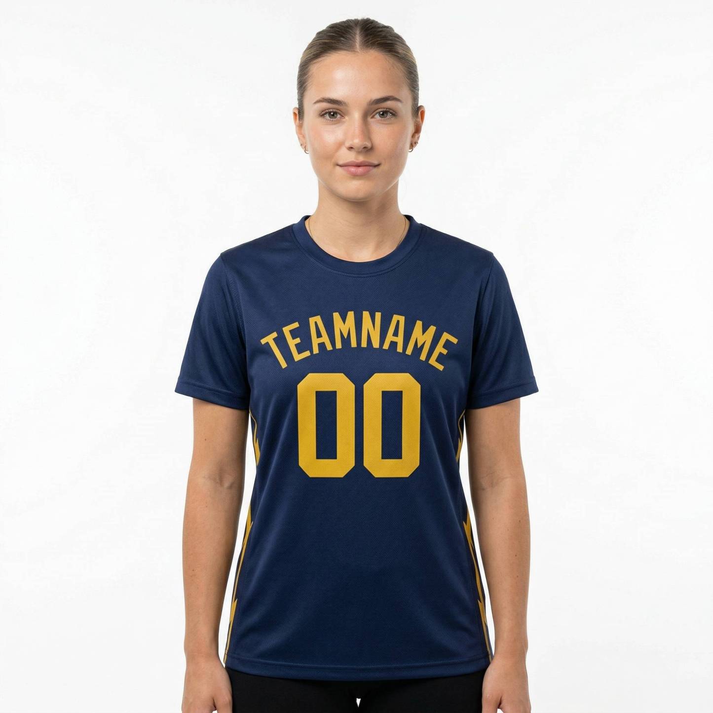 Custom Royal & Yellow Custom Soccer Jersey