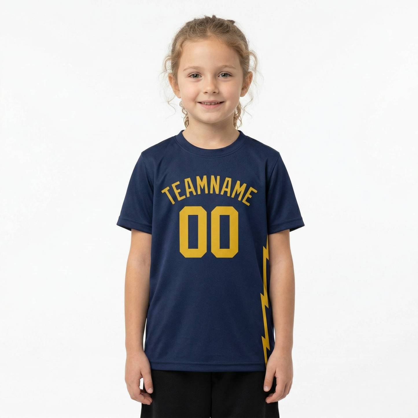 Custom Royal & Yellow Custom Soccer Jersey