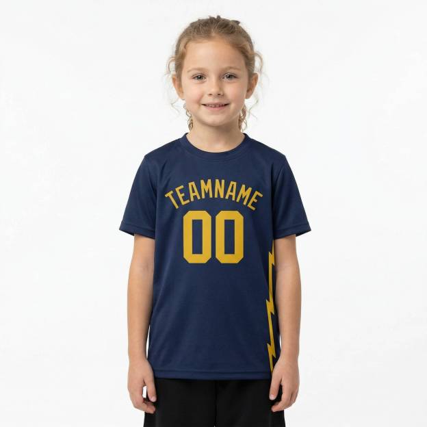 Custom Royal & Yellow Custom Soccer Jersey