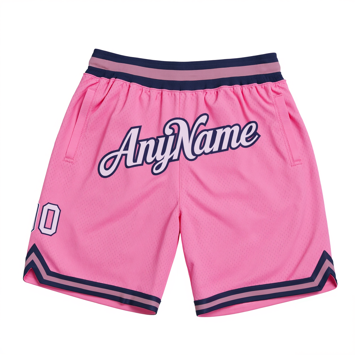 Custom Pink & Purple/Black Throwback Shorts