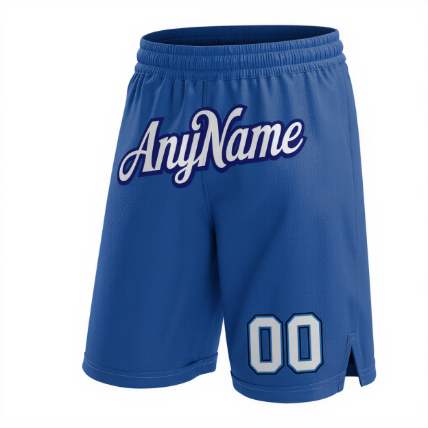 Custom Blue & White/Royal Shorts
