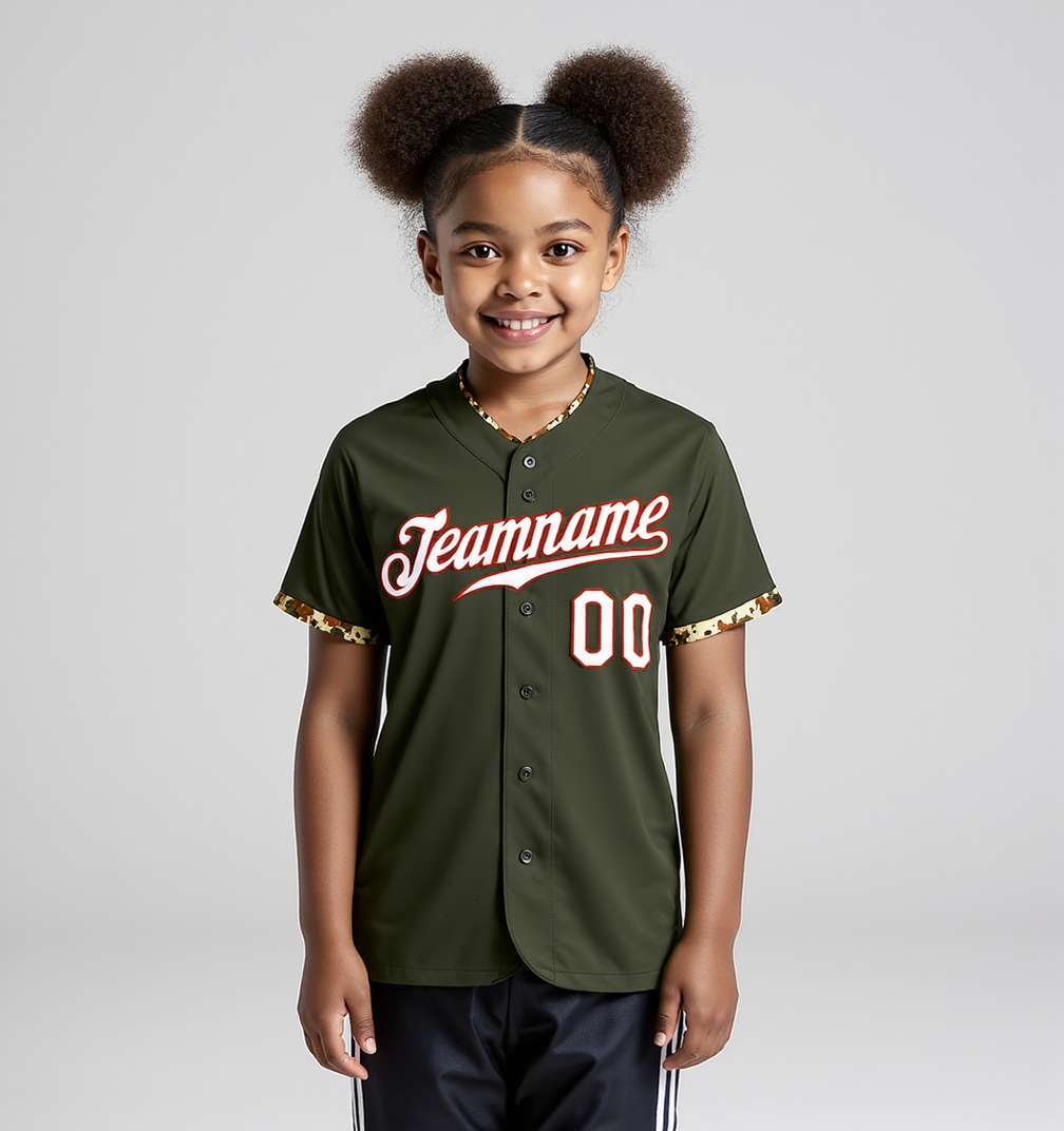 Custom Black & White/Red Baseball Jersey