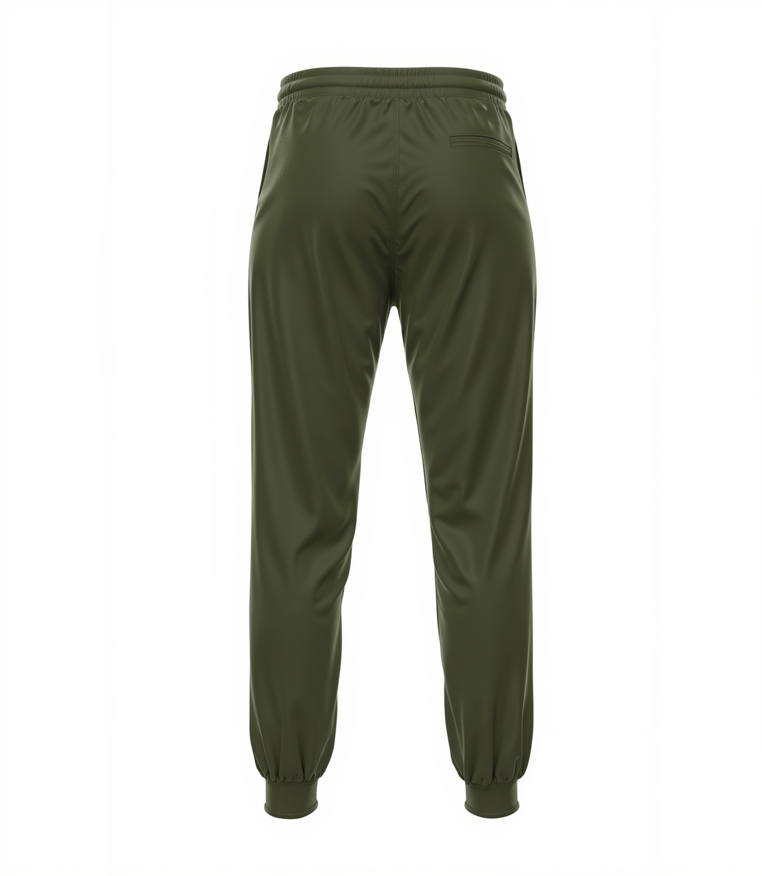 Custom Olive & Black/Green Fleece Jogger Sweatpants