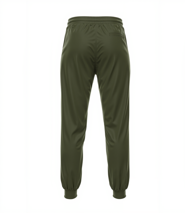 Custom Olive & Black/Green Fleece Jogger Sweatpants