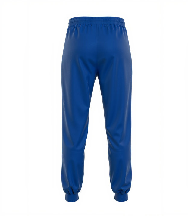 Custom Blue & Grey Fleece Jogger Sweatpants