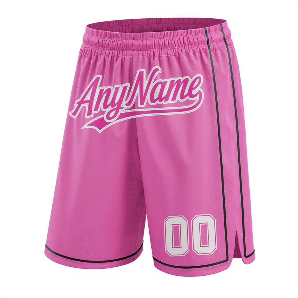 Custom Pink & White/Black Shorts