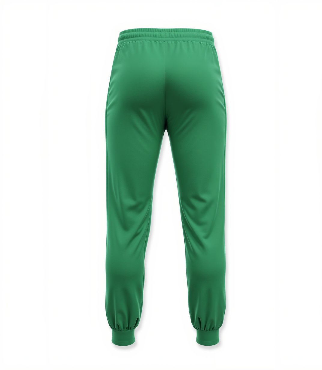 Custom Kelly Green & Black Fleece Jogger Sweatpants