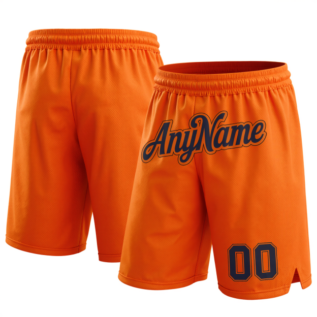 Custom Orange & Navy Shorts
