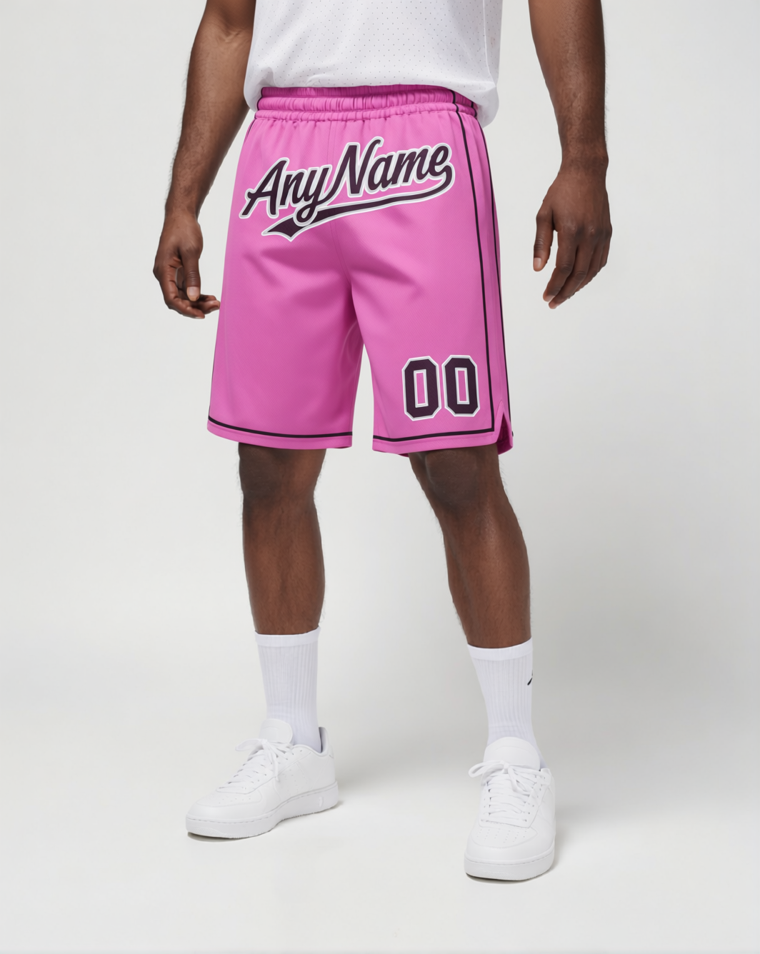 Custom Pink & Black/Grey Shorts