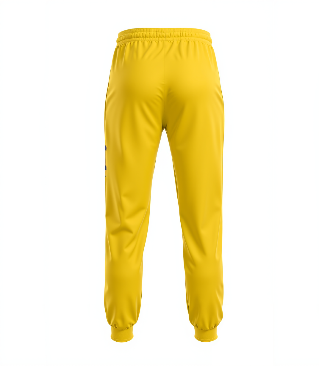 Custom Yellow & Black Fleece Jogger Sweatpants