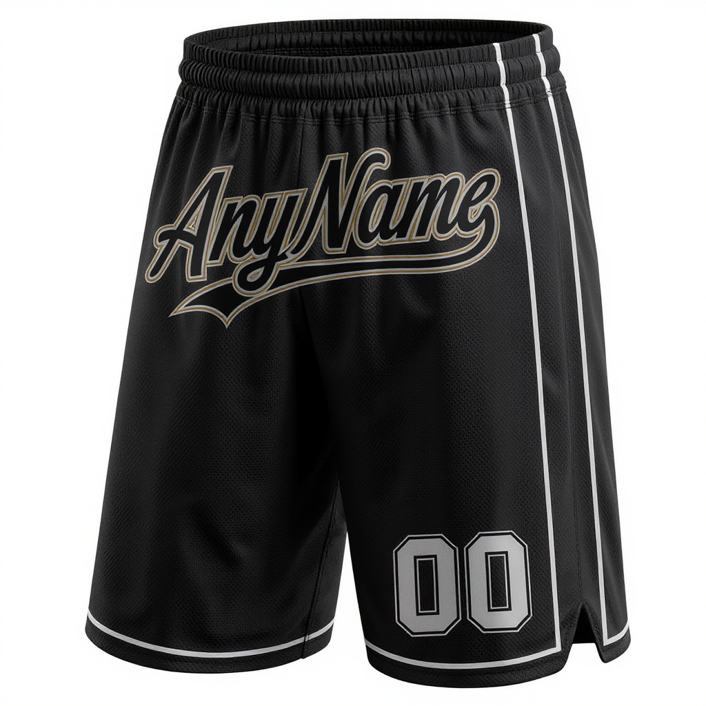 Custom Black & White/Grey Shorts