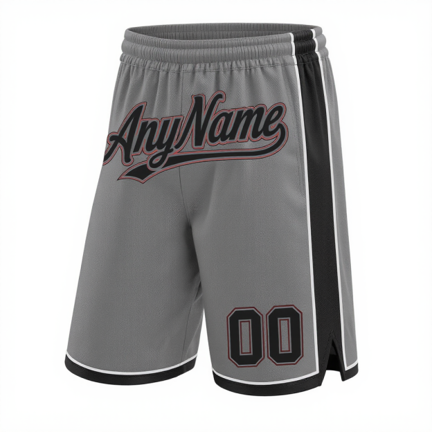 Custom Grey & Black/Pink Shorts