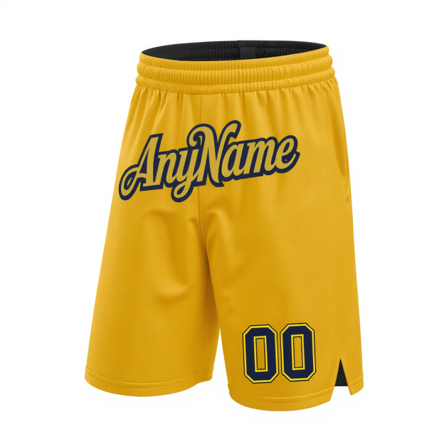 Custom Yellow & Royal/Black Shorts