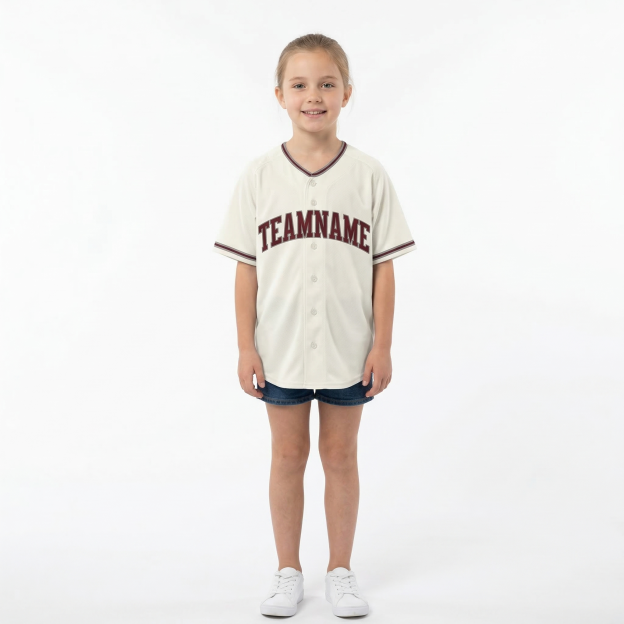 Custom White & Red/Black Classic Fashion Baseball Jersey