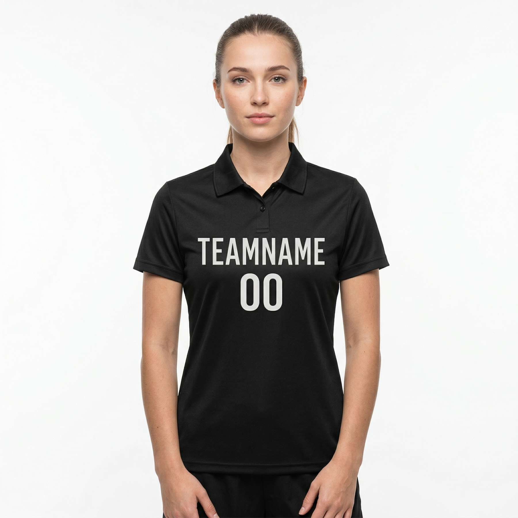 Custom Black & White Custom Soccer Jersey