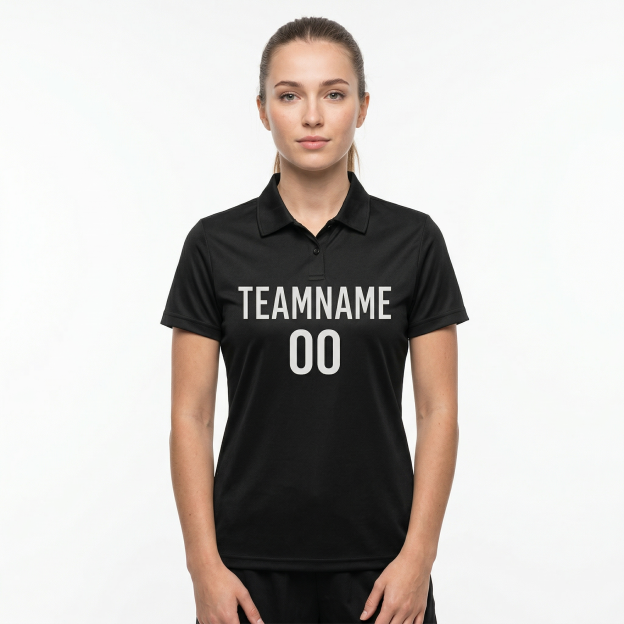 Custom Black & White Custom Soccer Jersey