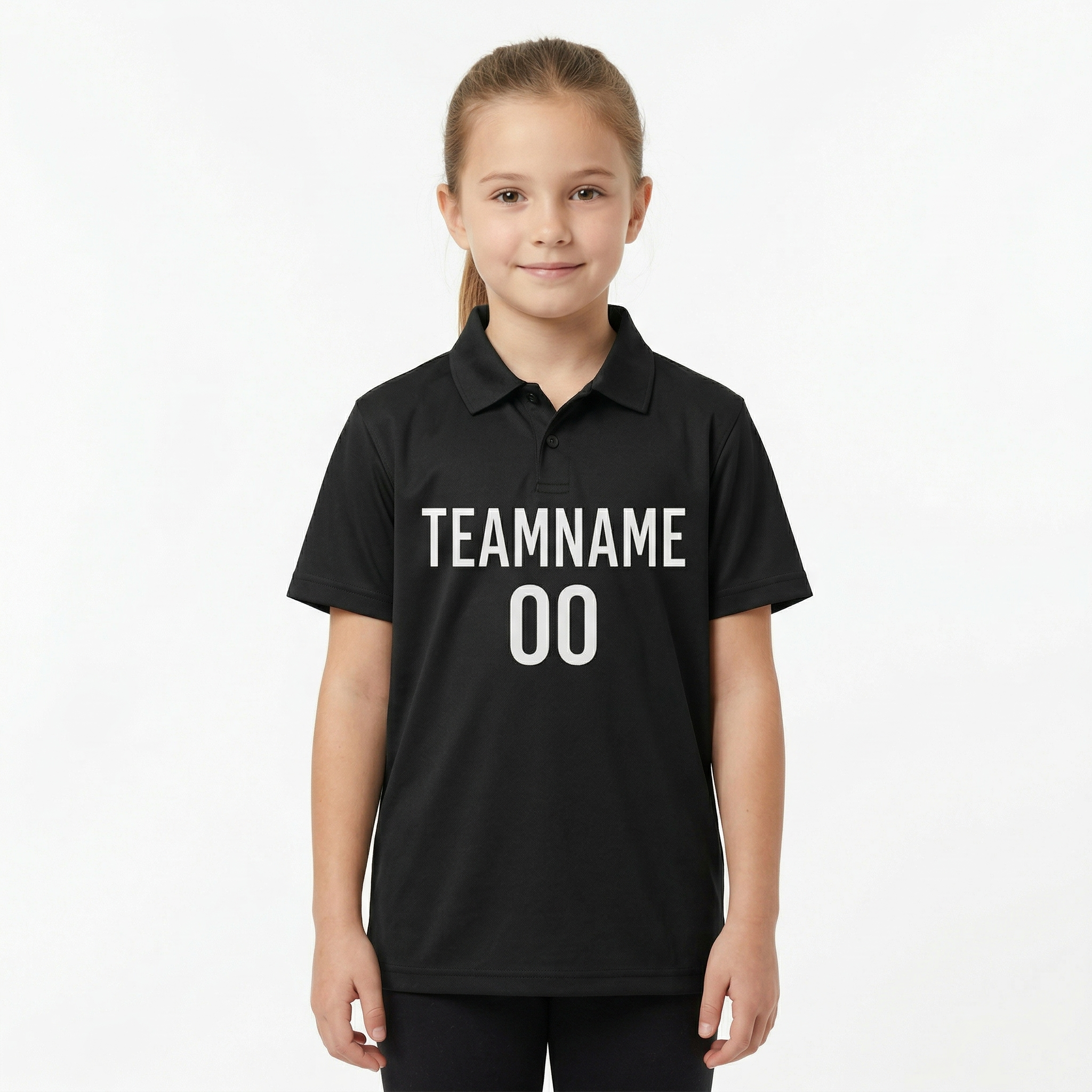 Custom Black & White Custom Soccer Jersey