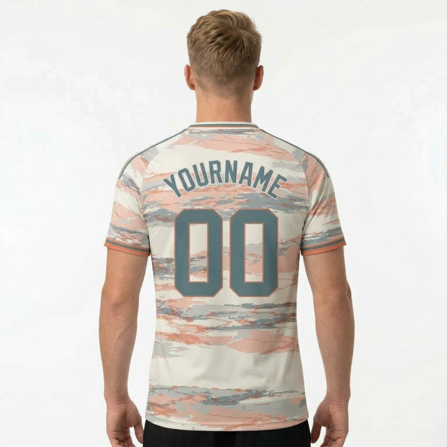 Custom Pink & White/Grey Custom Soccer Jersey