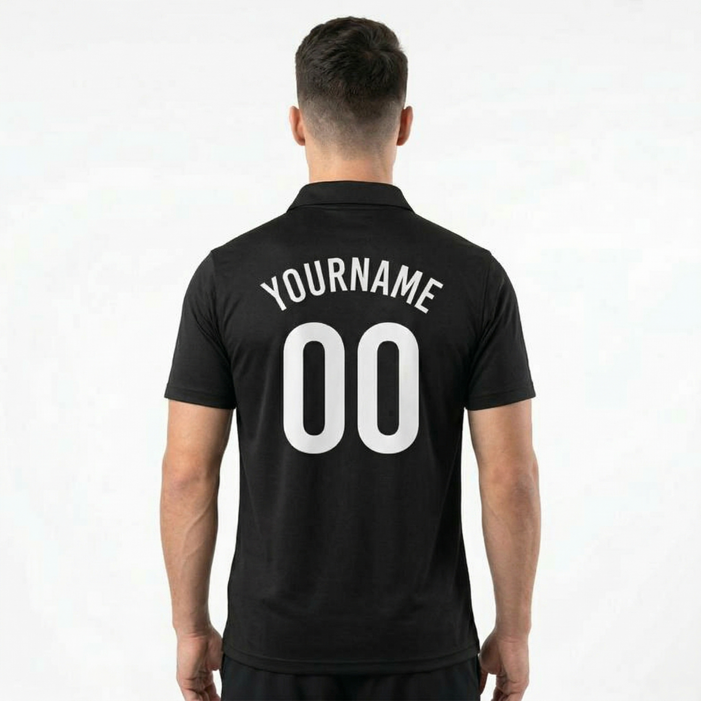 Custom Black & White Custom Soccer Jersey