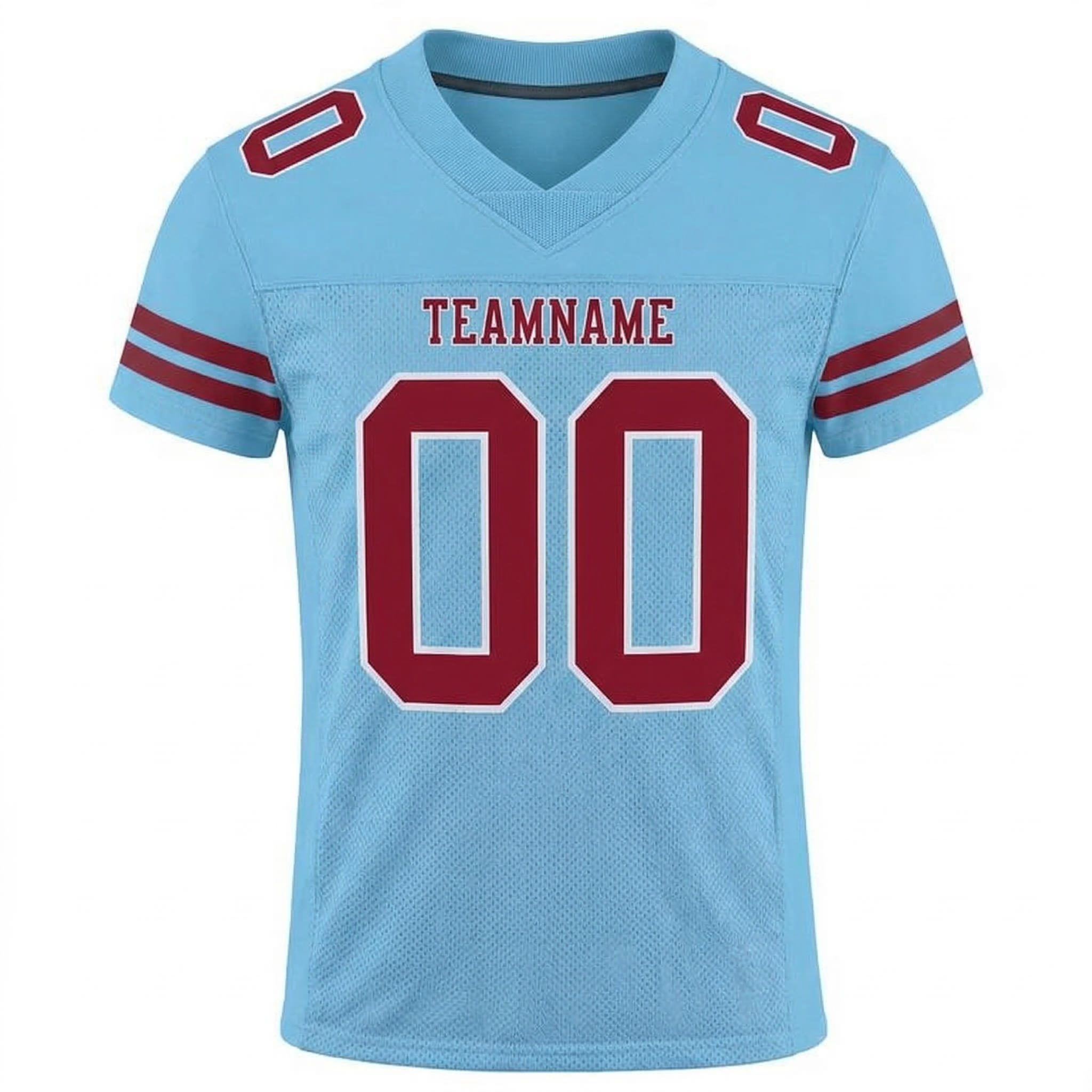 Custom Blue & Red/White Football Jersey