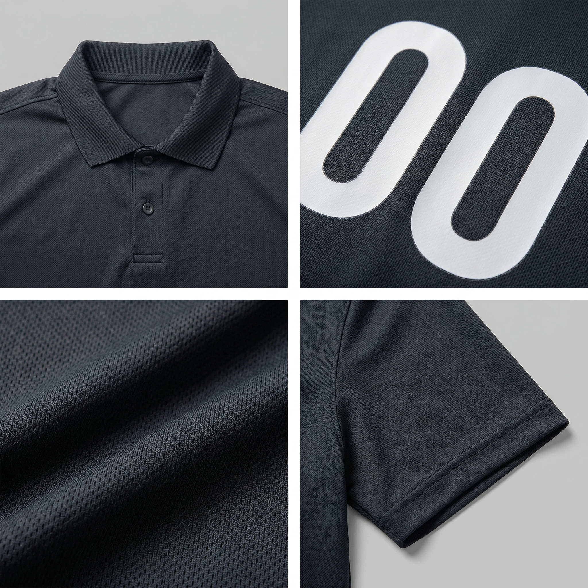 Custom Black & White Custom Soccer Jersey