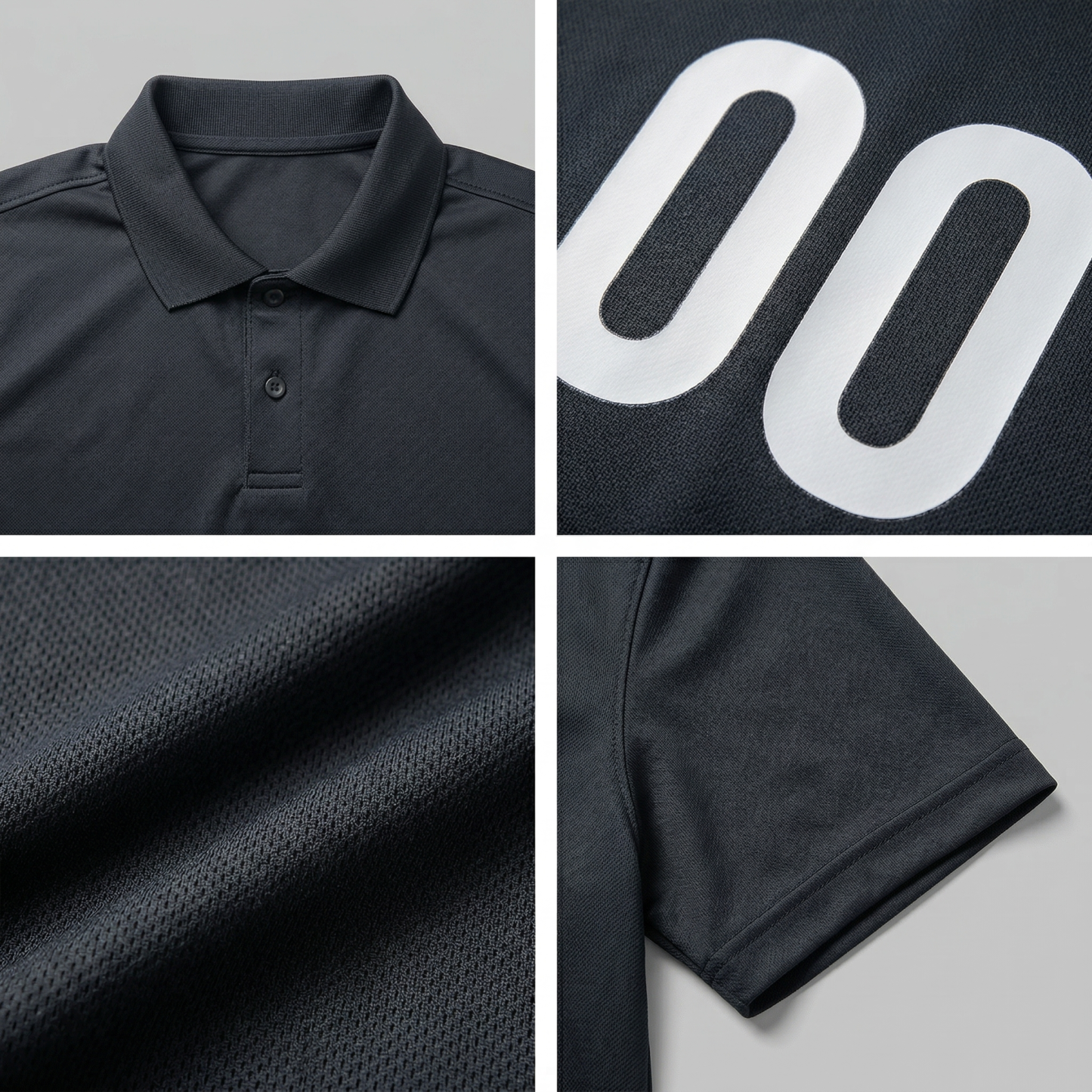 Custom Black & White Custom Soccer Jersey