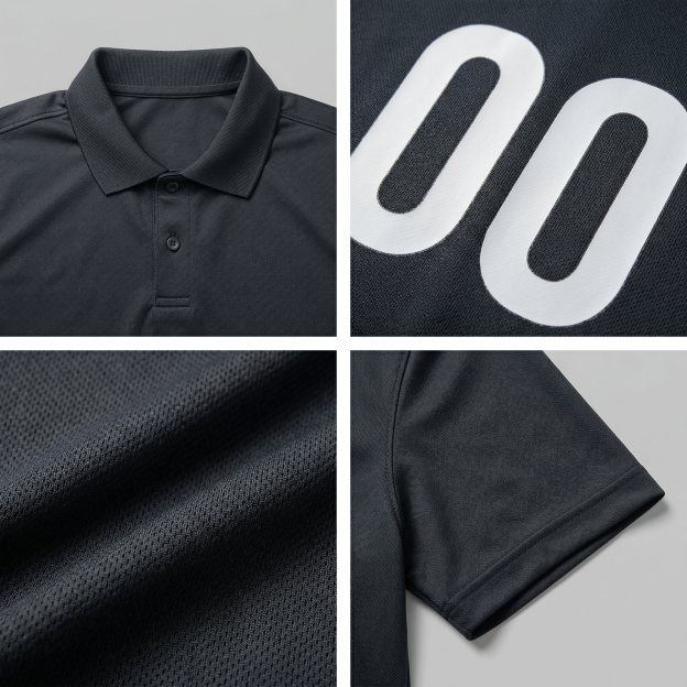 Custom Black & White Custom Soccer Jersey