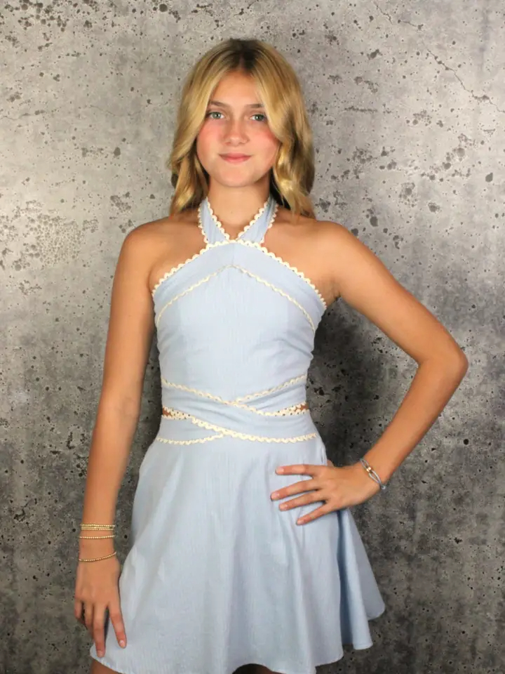 Crossed Cutout Dress