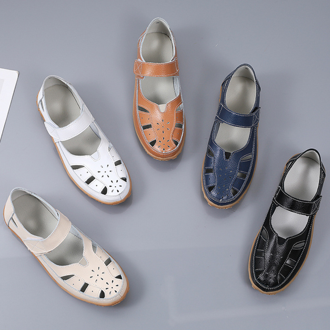 Uniqcomfy Wide Toe Box and Wide Size Leather Shoes