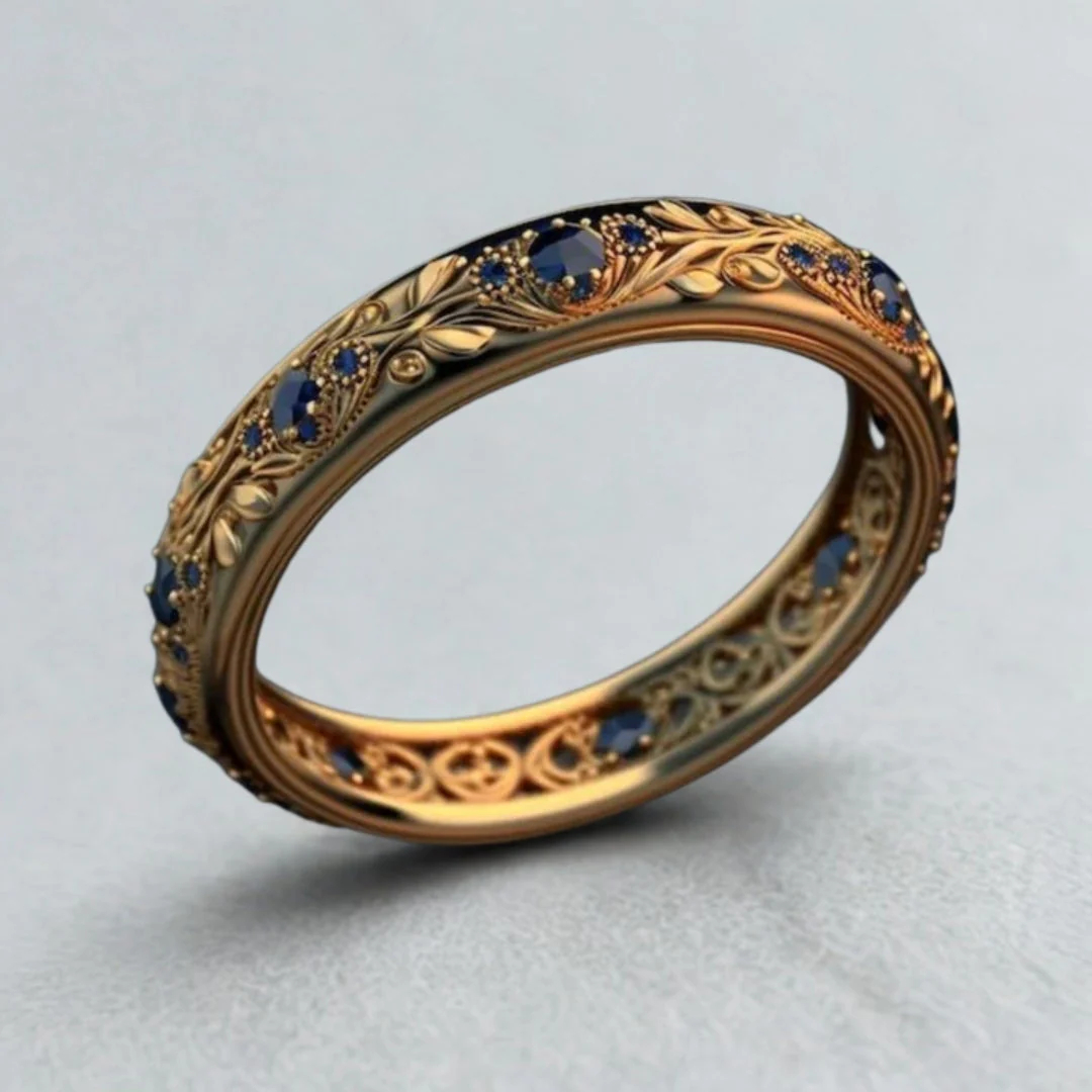 💍 Everyone Is Noticing This Blue Leaf Ring — And It’s Easy to See Why