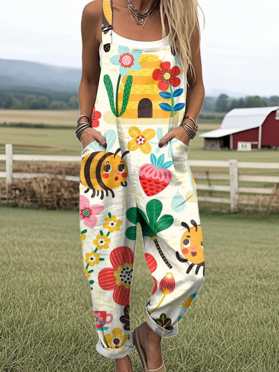 Felicia - Garden buzz jumpsuit comfortable stylish design