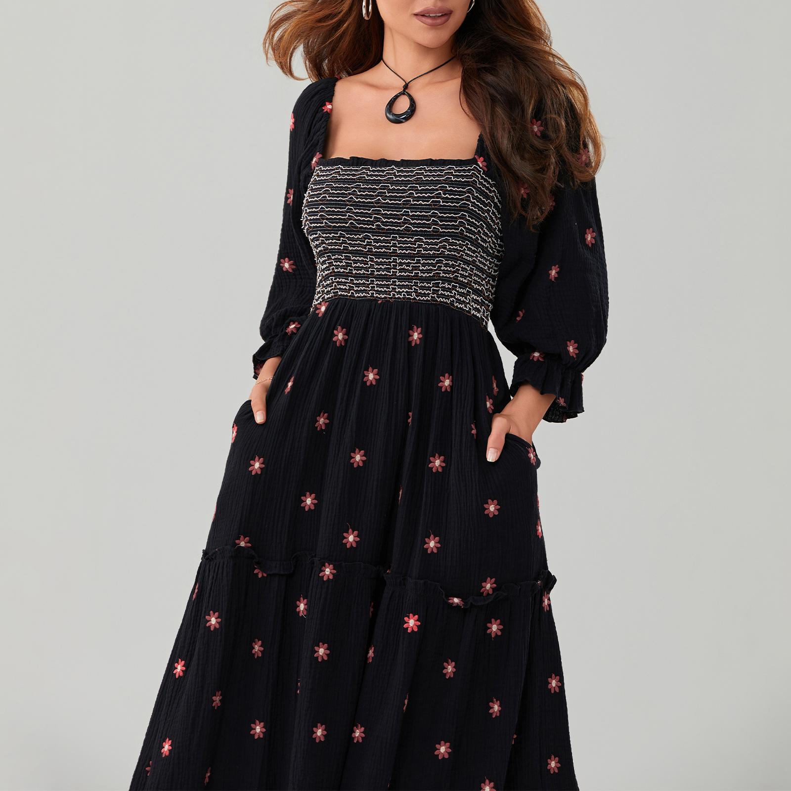 Women Summer Fall Spaghetti Strap Backless Satin Midi/maxi Dress Bohemian Split Flowy Dresses Cocktail/wedding Guest Dress,casual Daily,business Work Wear