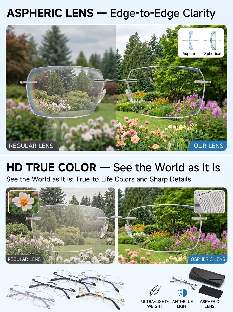 🔄🕶️Stop Swapping Glasses! German Smart-Focus Lenses with Auto-Darkening Magic 🚀