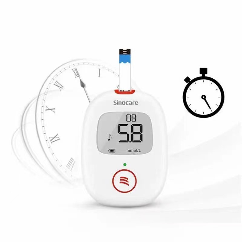 Hlasový glukometr Sinocare Safe AQ Voice, vysoce přesný glukometr