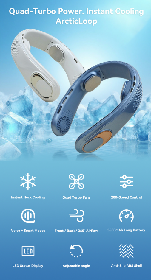 ArcticLoop: 4 turbo, polovodičové chlazení, závěsný ventilátor s krkem